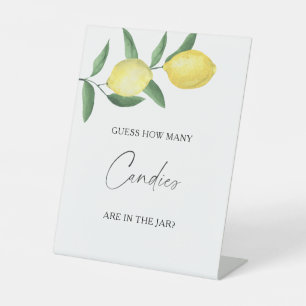 Expositor En L Lemons - adivinen cuántos Posters de caramelos
