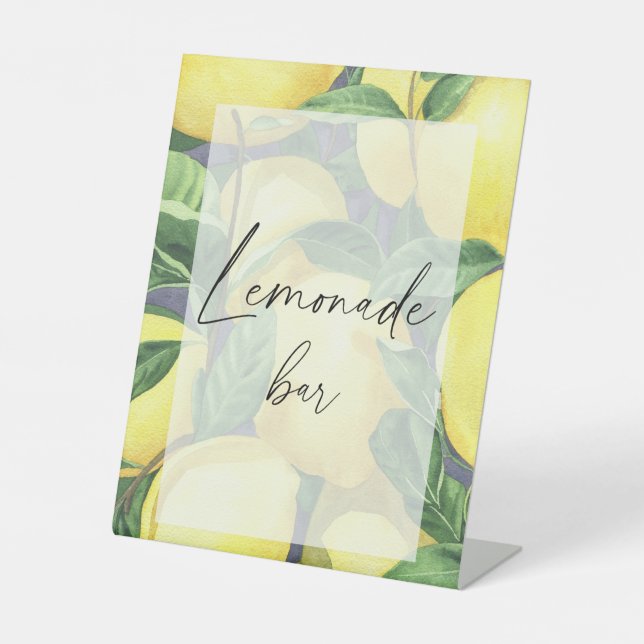 Expositor En L Lemons - Bebidas - Bar Lemonade (Anverso)
