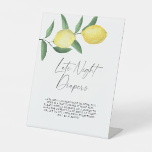 Expositor En L Lemons - Juego de pañales nocturnos