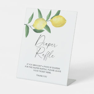 Expositor En L Lemons - poster de rifas de pañales