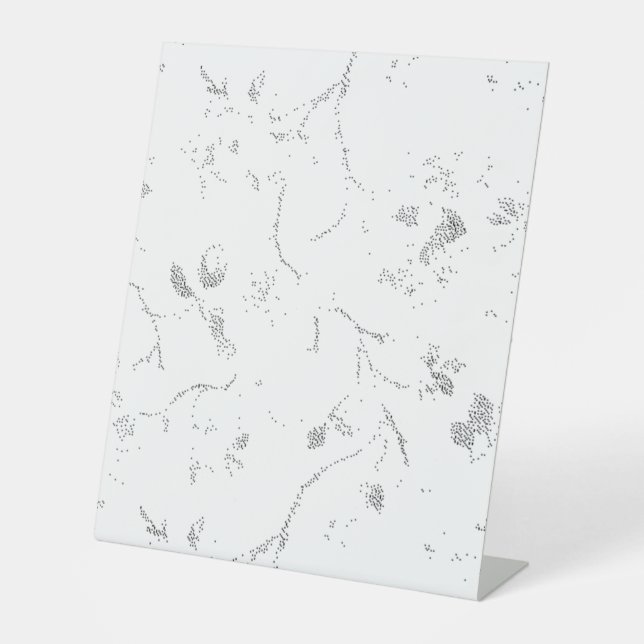 Expositor En L Lenguaje, Rótulo peatonal en la nube gris (Anverso)