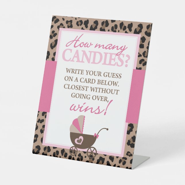 Expositor En L Leopardo y rosa cuántos canes juegan (Anverso)