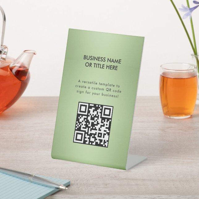 Expositor En L Letrero De Lujo Mint Green Beauty Salon Signage (In Situ)