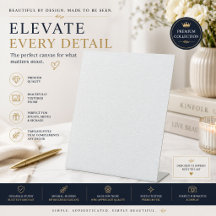 Letrero de mesa de boda minimalista personalizado