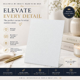 Expositor En L Letrero de mesa de boda minimalista personalizado