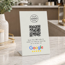 Letrero de mesa de reseñas de Google | pedestal de