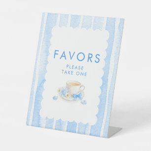 Expositor En L Letrero de mesa para baby shower de niño Favoritos