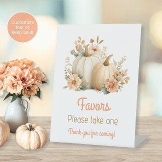 Expositor En L Letrero de mesa para regalos de baby shower de cal