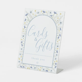 Expositor En L Letrero de mesa para tarjetas y regalos