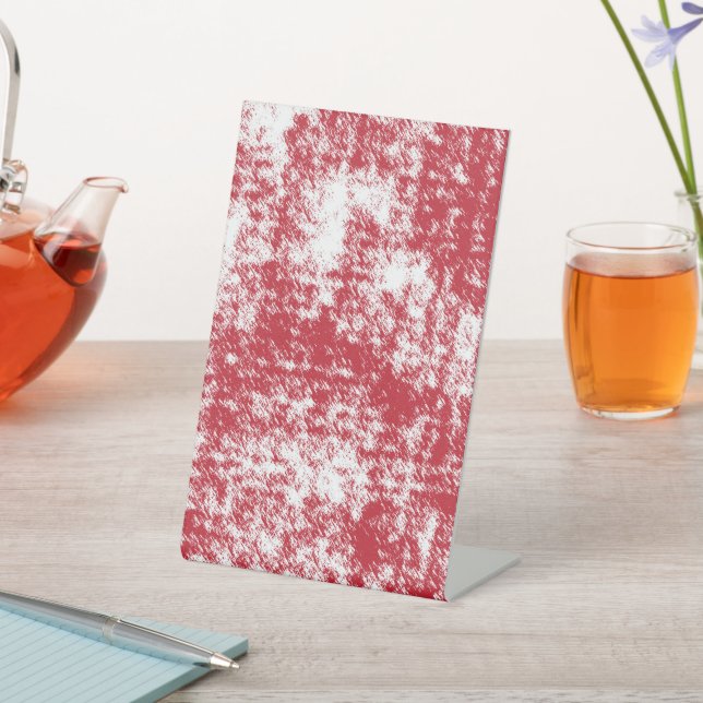 Expositor En L Letrero de pedestal (In Situ)