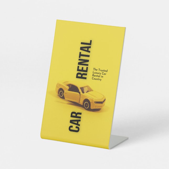 Expositor En L Letrero de pedestal (Anverso)