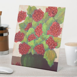 Expositor En L Letrero de pedestal, 4" X 6"