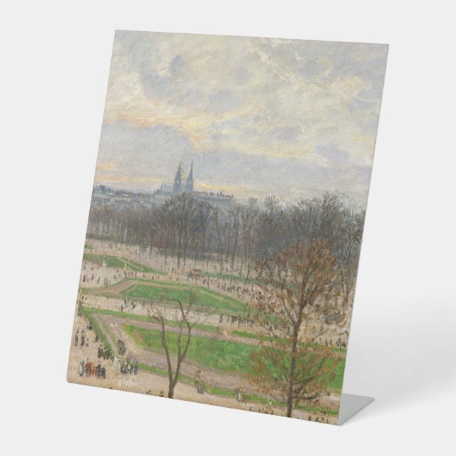 Expositor En L Letrero de pedestal de plástico 10"X12" (Anverso)
