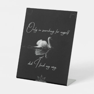 Expositor En L Letrero de pedestal Find My Way