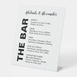 Expositor En L Letrero de pedestal moderno