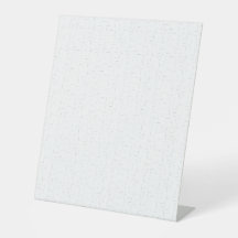 Letrero de pedestal moderno | Exposición minimalis