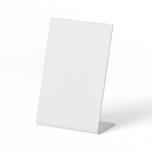 Letrero de pedestal personalizado | Exposición mod
