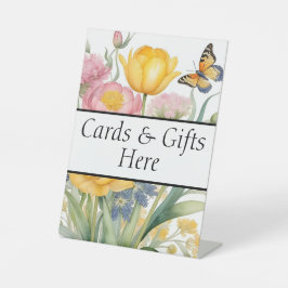 Expositor En L Letrero para mesa de regalos de boda Tarjetas y re