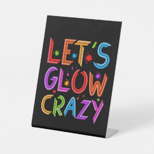 Expositor En L Lets Glow Crazy Fiesta Retro Neon 80s Color rupest
