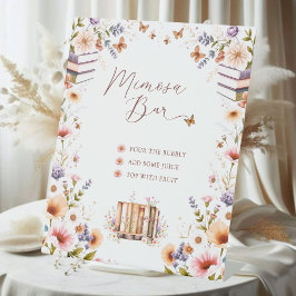 Expositor En L Librería Wildflower Bridal Shower Mimosa Bar Rótul
