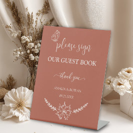Expositor En L Libro de Bodas Meadow Flowers