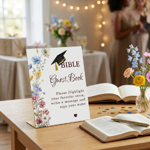 Expositor En L Libro de firmas de Biblia para graduación, Fiesta 