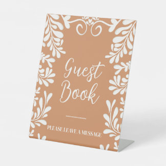 Expositor En L Libro de firmas de boda Talavera