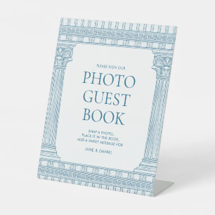 Expositor En L Libro de invitado de fotos de fiestas griegos con 