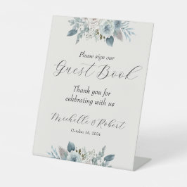 Expositor En L Libro de invitados de boda