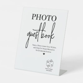 Expositor En L Libro de invitados de boda