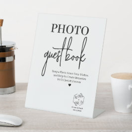 Expositor En L Libro de invitados de boda