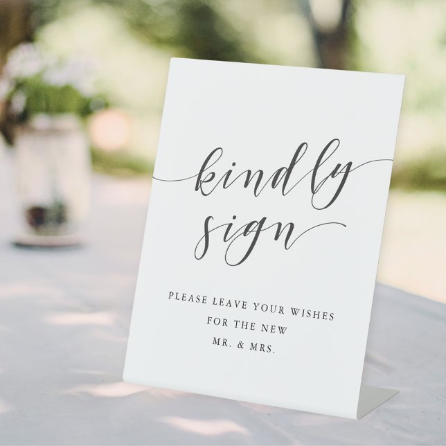 Expositor En L Libro de invitados de boda de caligrafía moderna (Subido por el creador)