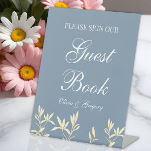 Expositor En L Libro de visitas de Bodas de sinfonía floral y ete
