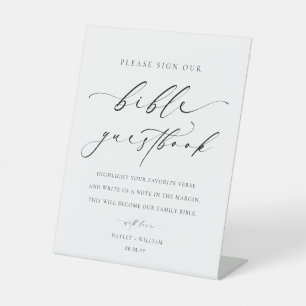 Expositor En L Libro de visitas de nuestro Boda de la Biblia Rótu