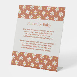 Expositor En L Libro solicitado para la fiesta de bebé de Daisy