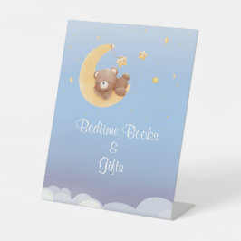 Expositor En L Libros de Cuentos para Dormir Luna Oso Azul Suave 