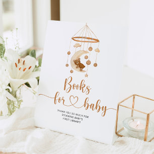 Expositor En L Libros móviles de la guardería Boho para bebés