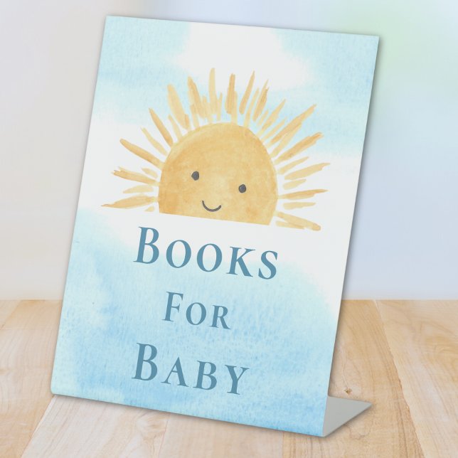Expositor En L Libros Para El Baby Shower Temático Del Sol Infant (Subido por el creador)
