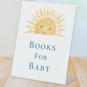Expositor En L Libros para el bebé Sol-Fiesta de bebé temática