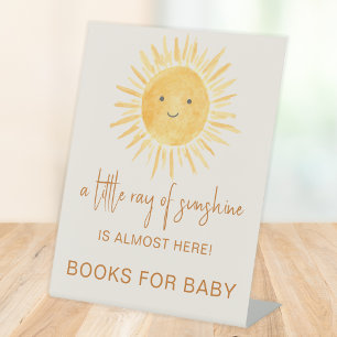Expositor En L Libros Para Rayos De Bebé De Baby Shower Sunshine