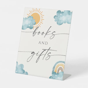 Expositor En L Libros y regalos Baby Shower Sunshine 