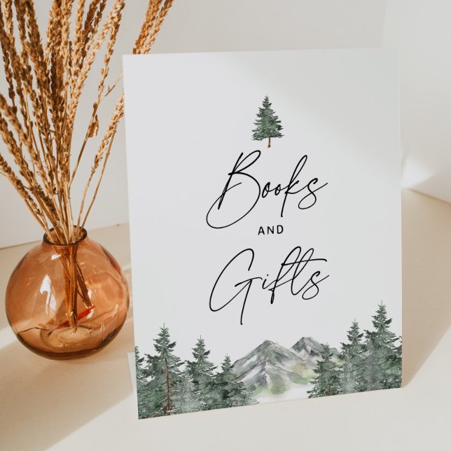 Expositor En L Libros y regalos de Baby Shower en invierno de mon (Subido por el creador)