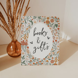 Expositor En L Libros y regalos de flores silvestres