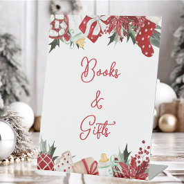 Expositor En L Libros y regalos Santa Baby Shower