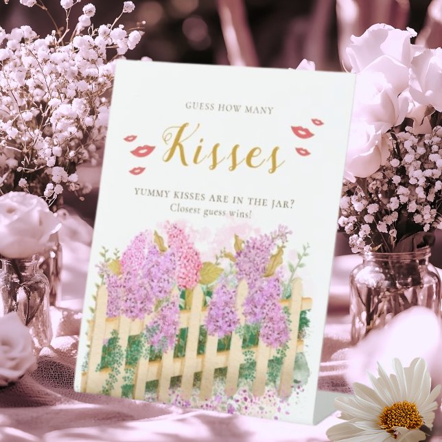 Expositor En L Lilac Guess How Many Kisses Fresh Market Bridal (Subido por el creador)