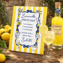 Limoncello Spritz Bar Amarillo a Rayas La Dolce Vi