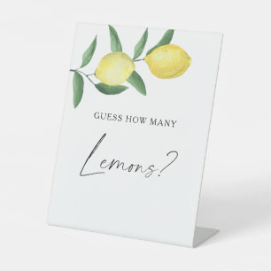 Expositor En L Limones - adivina cuántos limones