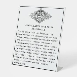 Expositor En L Lineamientos de vestimenta de la Iglesia Modesta C