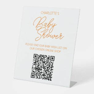 Expositor En L Lista de obsequios de código QR de la lista neutra