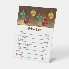 Expositor En L Lista de precios de adornos navideños coloridos